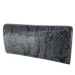 GUCCI Python Long Wallet Gray